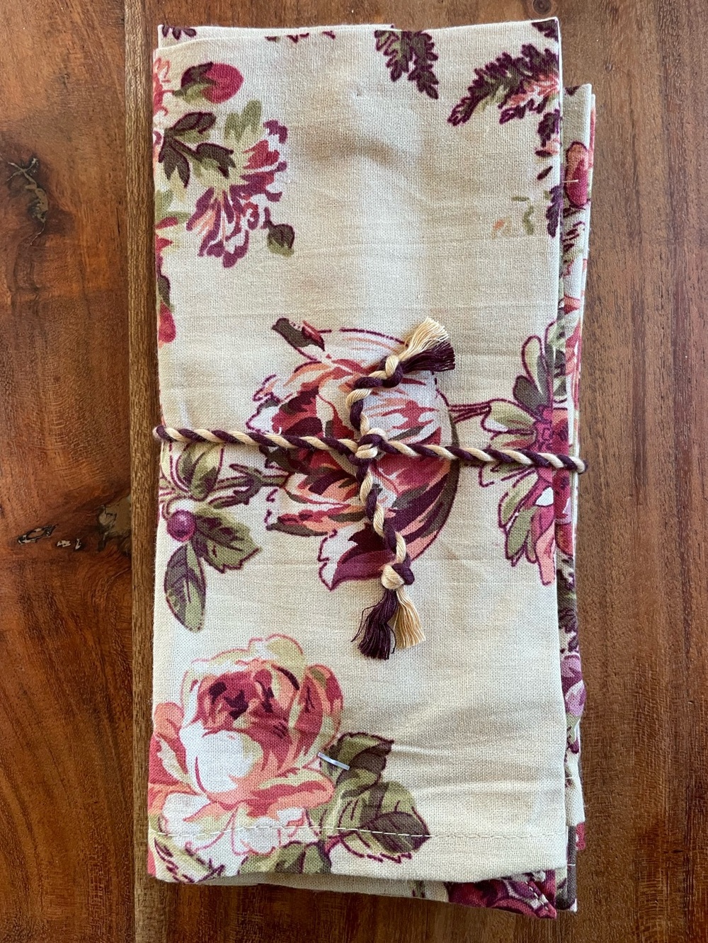 Set of 6 April Cornell Napkins New